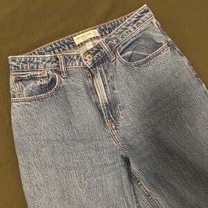 Abercrombie Curve Love High Rise Blue Denim Jeans